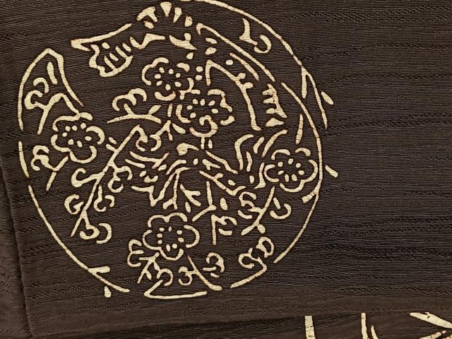 平和屋着物■訪問着 花丸文 一珍染 さが美扱い 正絹 逸品 BAAW7654hv