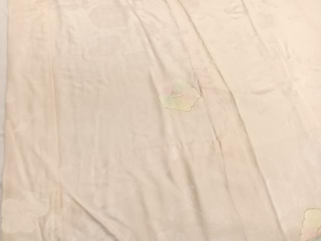 平和屋着物■長襦袢 無双仕立て ふくれ織 辻が花 金彩 正絹 逸品 BAAW7657hv