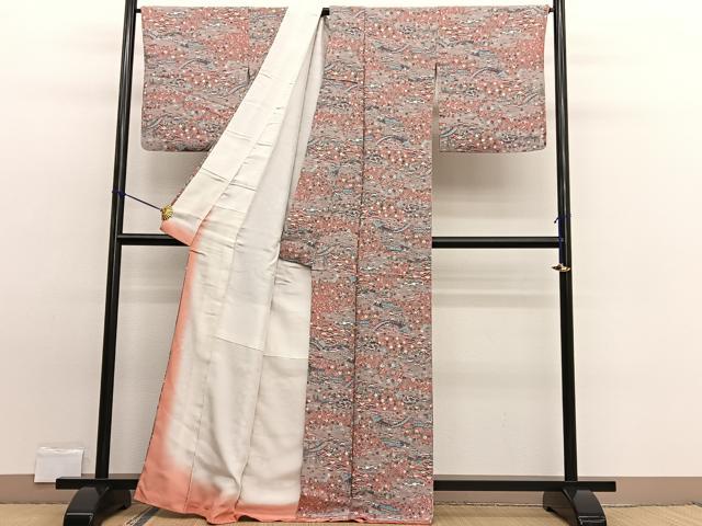 平和屋着物■上質な小紋 松竹梅 御所解文 正絹 逸品 BAAW7722hv