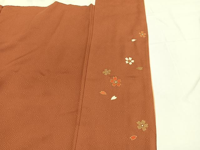 平和屋着物■訪問着 駒刺繍 短冊枝花文 暈し染め 金彩 正絹 逸品 BAAW7730hv