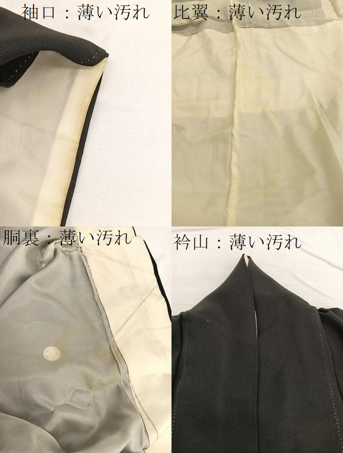 平和屋着物■豪華黒留袖 作家物 手描き 花鳥風月 金彩 正絹 逸品 BAAW7819hv
