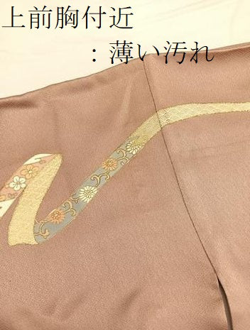 平和屋着物■訪問着 駒刺繍 鬘帯有職文 金彩 正絹 逸品 BAAW7822hv