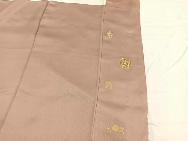 平和屋着物■訪問着 駒刺繍 鬘帯有職文 金彩 正絹 逸品 BAAW7822hv