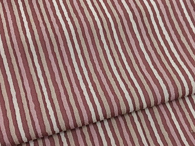 平和屋着物■上質な小紋 縞 正絹 逸品 BAAW7837hv
