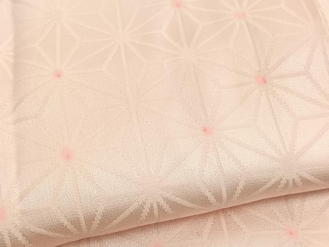 平和屋着物■長襦袢 袷 麻の葉文様 正絹 逸品 BAAW7865hv
