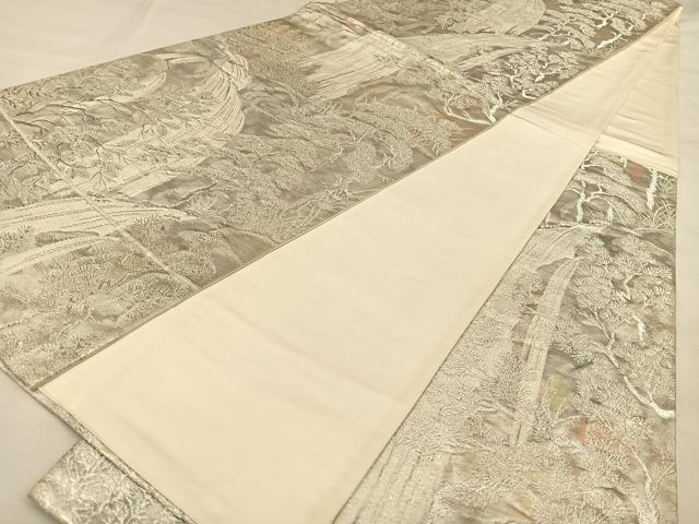 平和屋着物◎六通柄袋帯 古京錦 二重引箔 正絹 逸品 BAAW8036qw