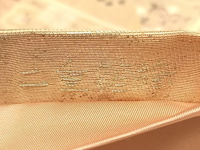 平和屋着物◎六通柄袋帯 彩裳錦 二重箔織 正絹 逸品 BAAW8073qw