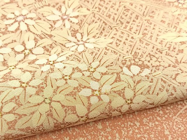 平和屋着物■訪問着 作家物 籬花文 正絹 逸品 BAAW8393yc