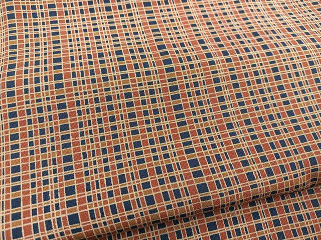 平和屋着物■上質な小紋 格子柄 正絹 逸品 BAAW8394yc