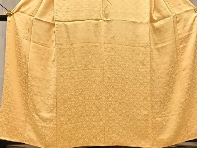 平和屋着物■上質な小紋 花青海波 暈し染め 正絹 逸品 BAAW8453yc