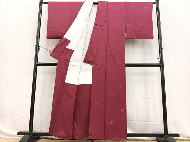 平和屋着物■訪問着 地紋起こし 七宝文 正絹 逸品 BAAW8481yc