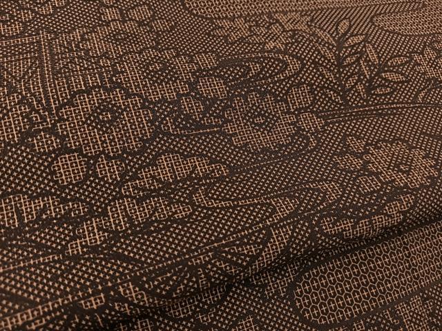 平和屋着物■上質な小紋 風景花文 正絹 逸品 未使用 BAAW8517yc