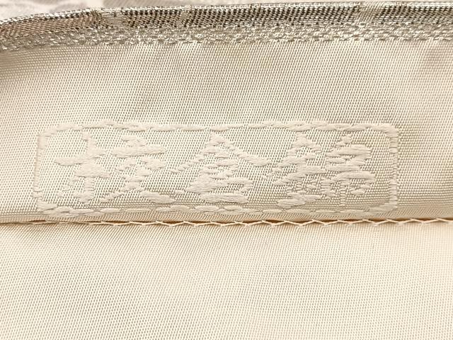 平和屋着物◎六通柄袋帯 校倉錦 草花文 金糸 引箔 正絹 逸品 BAAW8659yc