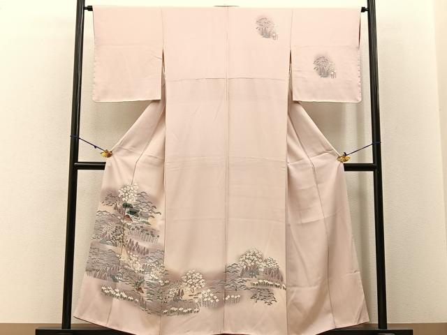 平和屋着物■訪問着 松竹梅 御所解文 暈し染め 正絹 逸品 BAAW9051hj