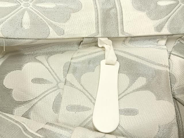 平和屋着物●男性 馬乗り袴 舞台衣装 亀甲花菱文 銀糸 正絹 逸品 BAAW9083hj