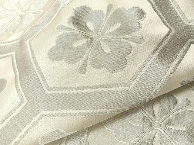 平和屋着物●男性 馬乗り袴 舞台衣装 亀甲花菱文 銀糸 正絹 逸品 BAAW9083hj