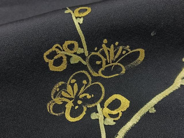 平和屋着物■訪問着 手描き 枝花文 暈し染め 金彩 正絹 逸品 BAAW9166hj