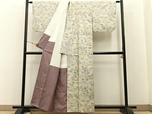平和屋着物■本場大島紬 松花文 正絹 逸品 BAAW9222hj