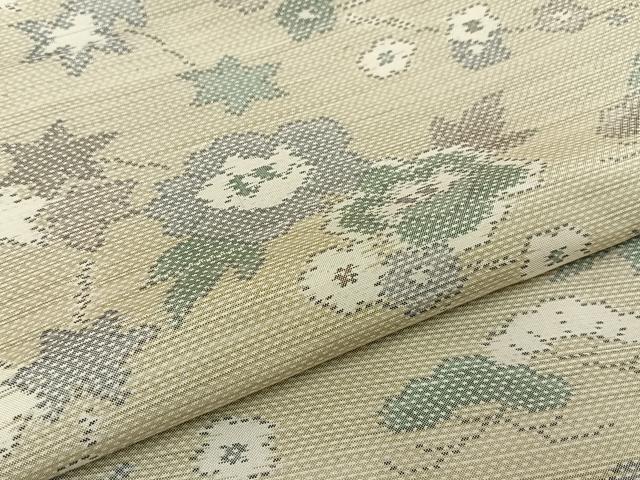 平和屋着物■本場大島紬 松花文 正絹 逸品 BAAW9222hj