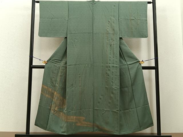 平和屋着物■訪問着 木賊 金彩 正絹 逸品 BAAW9227hj