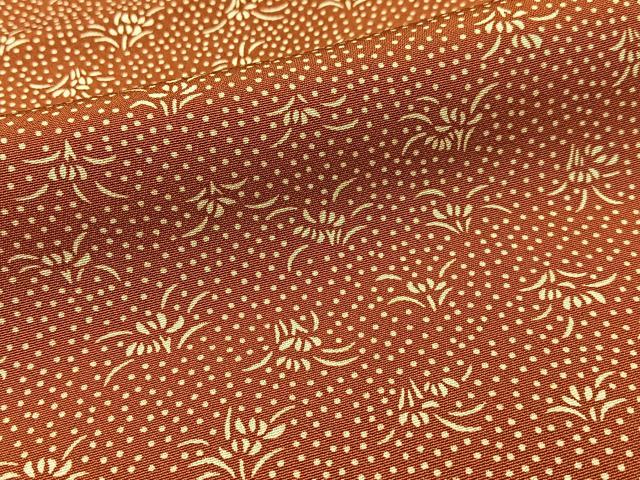 平和屋着物■上質な小紋 草花文 正絹 逸品 BAAW9248hj