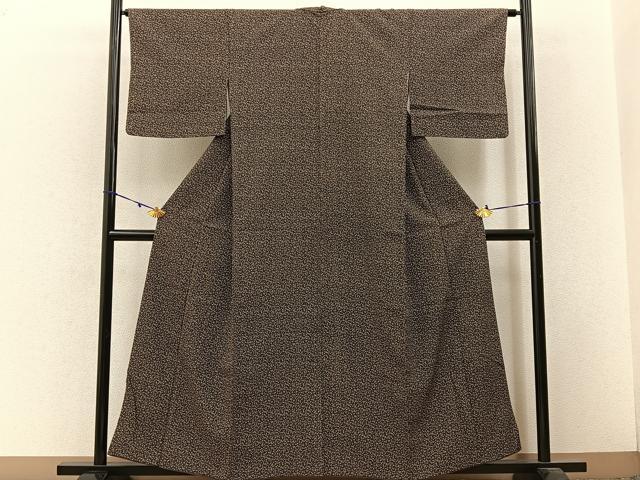 平和屋着物■江戸小紋 貝合わせ小紋柄 正絹 逸品 BAAW9255hj