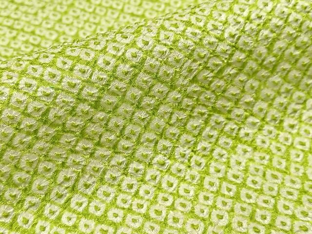 平和屋着物■大変加工の良い総絞り小紋 正絹 逸品 BAAW9256hj