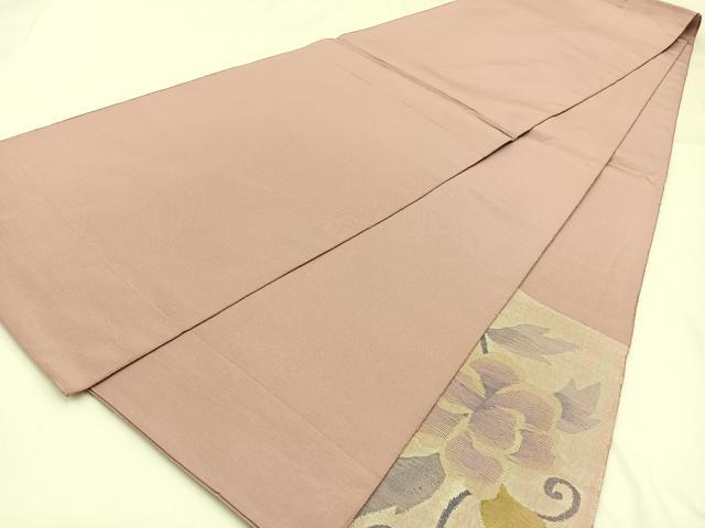 平和屋着物◎太鼓柄袋帯 すくい織 花鳥文 正絹 逸品 BAAW9424hj