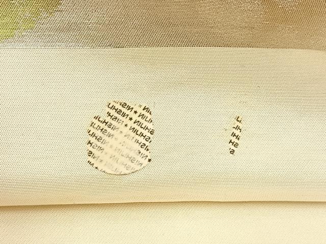 平和屋着物◎西陣 六通柄袋帯 唐織 古都の四季 錦引箔 金銀糸 正絹 逸品 BAAW9475hj