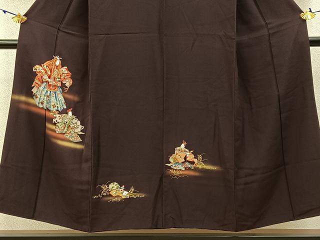 平和屋着物■訪問着 能 金彩 正絹 逸品 BAAW9542hj