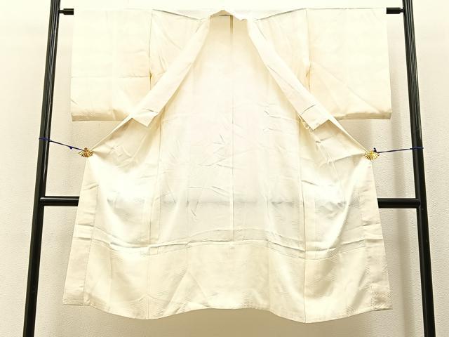 平和屋着物■長襦袢 無双仕立て 立波地紋 正絹 逸品 BAAW9545hj
