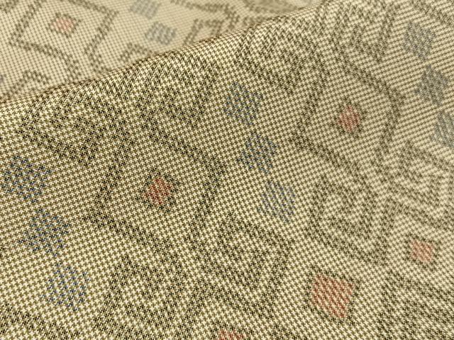 平和屋着物●本場大島紬　7マルキ　網目文　正絹　逸品　CABC6958yc 平和屋着物□本場大島紬 7マルキ 玩具 正絹 逸品 CABG6898xiの通販 by
