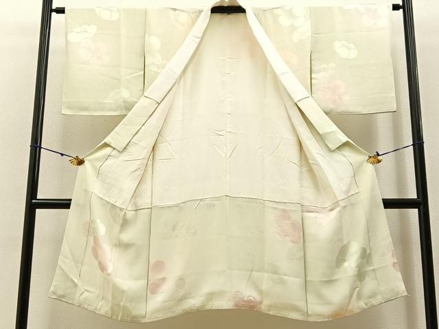 平和屋着物■長襦袢 袷 梅 正絹 逸品 BAAW9602hj
