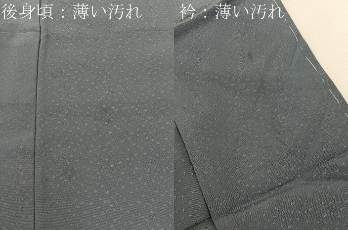 平和屋着物■上質な色無地 湊鼠色 正絹 逸品 BAAW9696hj