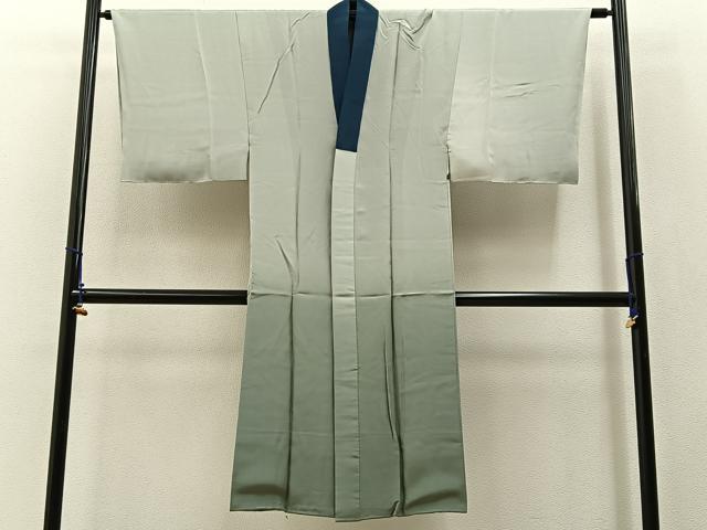 平和屋着物■男性 長襦袢 袷 作家物 手描き 御所解文 暈し染め 金彩 正絹 逸品 未使用 BAAW9751hj