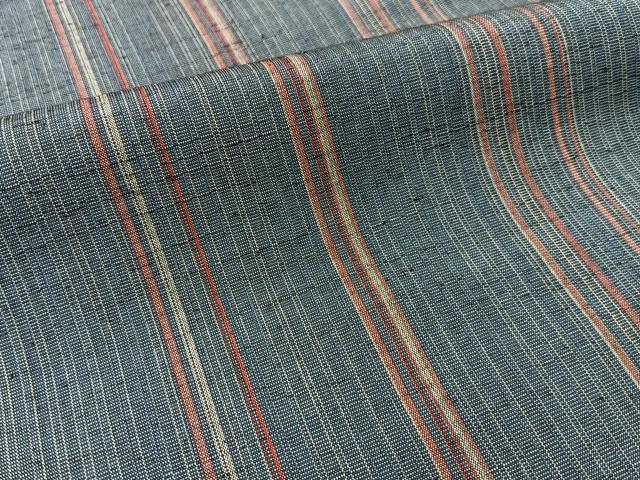 平和屋着物■上質な紬 縞 正絹 逸品 BAAW9779hj