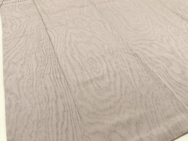 平和屋着物■上質な小紋 杢目文様 鬼しぼ縮緬 正絹 逸品 BAAW9780hj