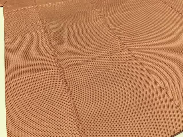 平和屋着物■上質なお召 十字絣 正絹 逸品 BAAW9781hj
