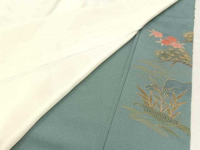 平和屋着物■豪華色留袖 作家物 御所解文 暈し染め 金彩 正絹 逸品 BAAW9847hj