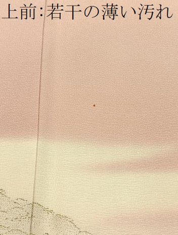 平和屋着物■豪華色留袖 寿光織 風景文 暈し染め 金糸 正絹 逸品 BAAW9859hj