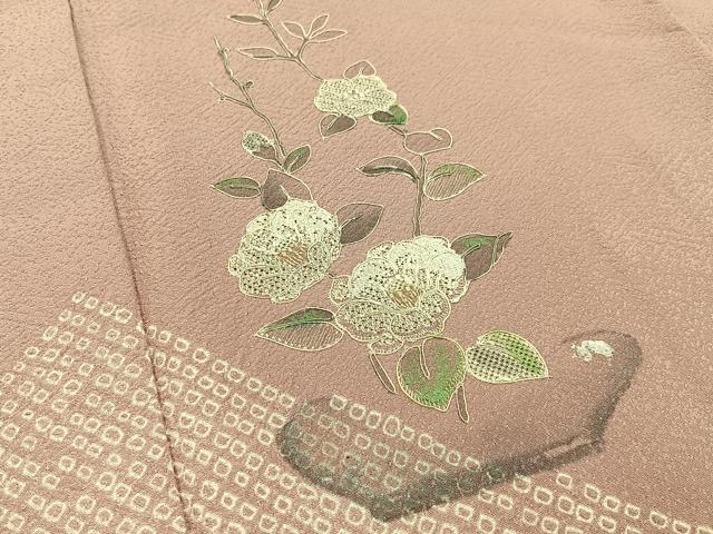 平和屋着物■中国三大刺繍 スワトウ刺繍 訪問着 絞り 飾花文 正絹 逸品 未使用 BAAW9866hj