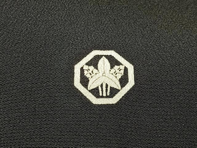 平和屋着物■豪華黒留袖 駒刺繍 束ね熨斗檜扇文 金彩 正絹 逸品 BAAW9881hj