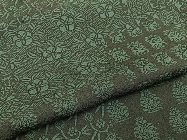 平和屋着物■上質な小紋 名物裂 正絹 逸品 BAAW9958hj