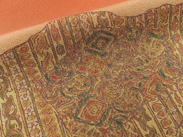 平和屋着物■訪問着 吉祥更紗花文 暈し染め 正絹 逸品 BAAW9964hj