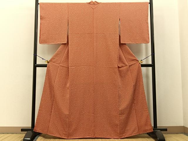 平和屋着物■江戸小紋 花尽し 正絹 逸品 未使用 BAAW9995hj