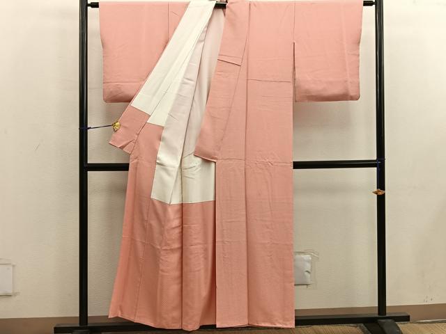 平和屋着物■上質な色無地 作家物 草木染 纁色 正絹 逸品 BAAX0223mz