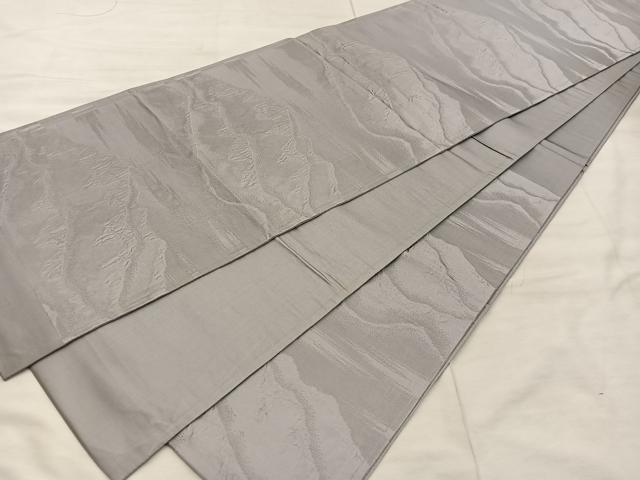 平和屋着物◎西陣 六通柄袋帯 遠山文 正絹 逸品 BAAX0263mz