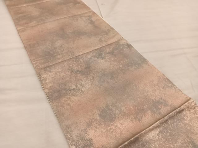 平和屋着物◎六通柄袋帯 霞文 引箔 正絹 逸品 BAAX0522mz