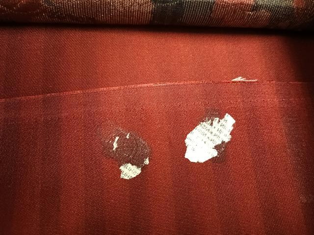 平和屋着物◎西陣 全通柄袋帯 雪輪花文 正絹 逸品 BAAX1286mz
