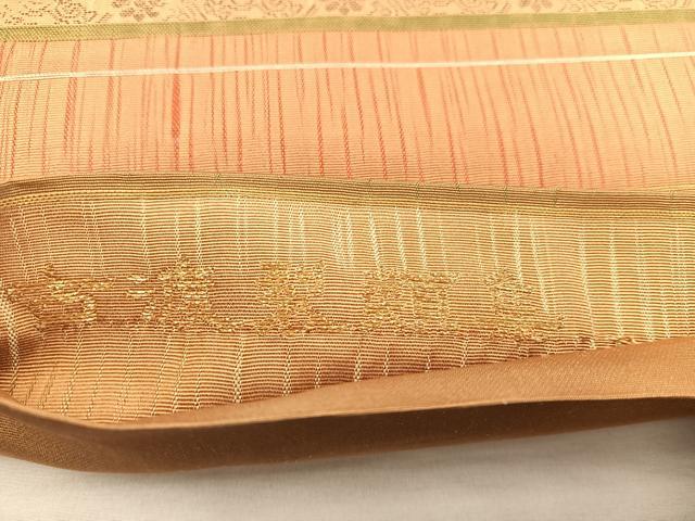平和屋着物◎全通柄袋帯 作家物 古渡裂類集 正絹 逸品 BAAX1338mz
